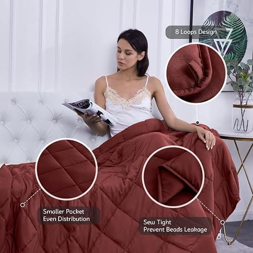 Weighted Blanket - 48"x72" 20lbs  thumbnail 4