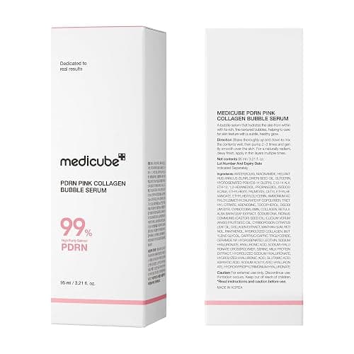 medicube PDRN Pink Collagen Bubble Serum | Bubble-to-Glow Firming Serum with 99% Purity PDRN & Low-Molecular Collagen | Lightweight, Fast-Absorbing Bubble Texture for Radiant, Plump Skin | 3.21 fl.oz thumbnail 9