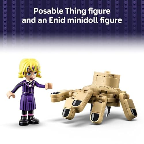 LEGO Wednesday Thing’s Apartment Building Toy - Transforming Trunk Playset W/Poseable Thing & Enid Sinclair Minidoll - Wednesday Merch for Girls & Boys, Ages 10+ - Gift Idea for Birthdays - 76785 thumbnail 5