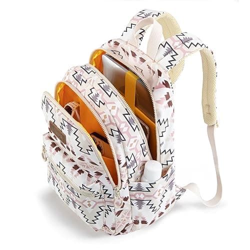 Montana West x Wrangler Aztec Backpack Mommy Daypack Western Travel Bag for Women - Tan thumbnail 7