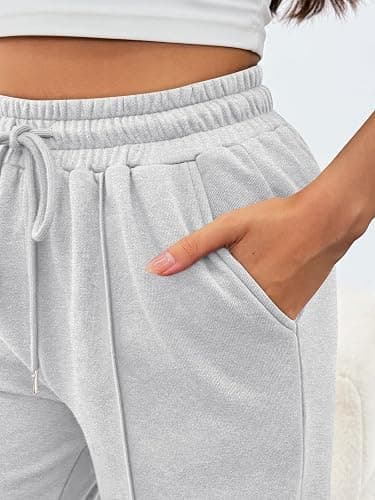 Trendy Queen Womens Wide Leg Sweatpants Baggy Loose Fall Barrel Casual Lounge Athletic Pants Comfy Teen Girl Cute Joggers thumbnail 5