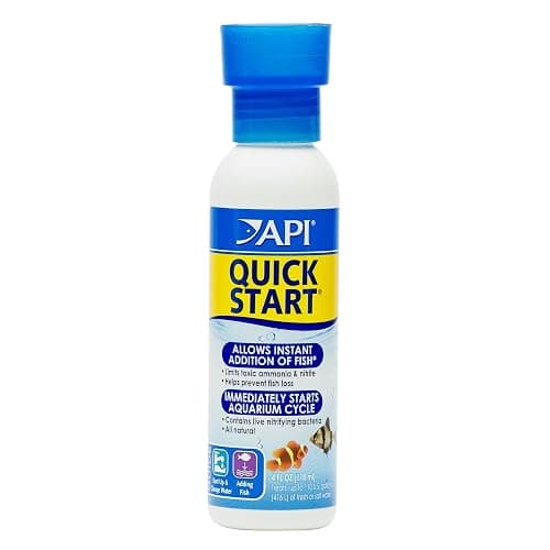API QUICK START Freshwater and Saltwater Aquarium Nitrifying Bacteria 4-Ounce Bottle - Image 1