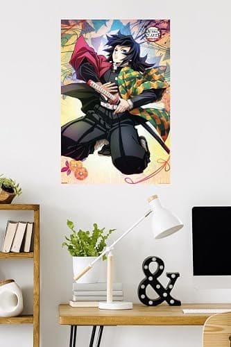 Demon Slayer: Hashira Training - Giyu Wall Poster, 34L" x 22.4W", Premium Unframed Version thumbnail 2