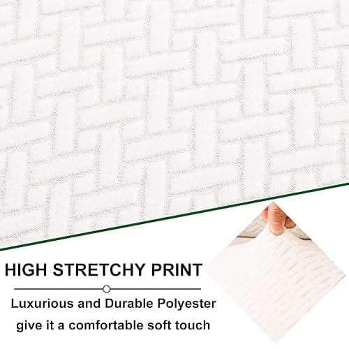 CRFATOP 4pc RV Dinette Cushion Covers Soft Camper Booth Seat Slipcover,32 | 2 Bench Cover & 2 Backrest Cover, Stretch Camper Cushion Couch Covers, Washable Slipcovers for RV Camper Car Bench thumbnail 7