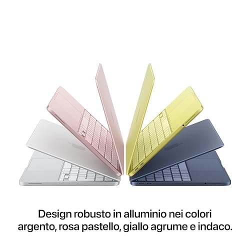 Apple MacBook Neo 13'' con chip A18 Pro: progettato per l’AI e Apple Intelligence, display Liquid Retina, 256GB di archiviazione SSD, videocamera FaceTime HD a 1080p – Indaco thumbnail 2