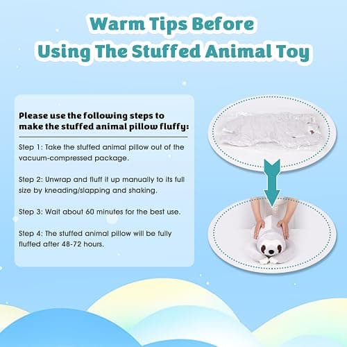 My OLi 24'' Seal Cooling Stuffed Animal Huggy Animal Cooling Pillow | Coolable Stuffed Seal Pillow Soft Toy Plush Hugging Pillow Plush Toys Gift for Kids Adults Friend Family thumbnail 6