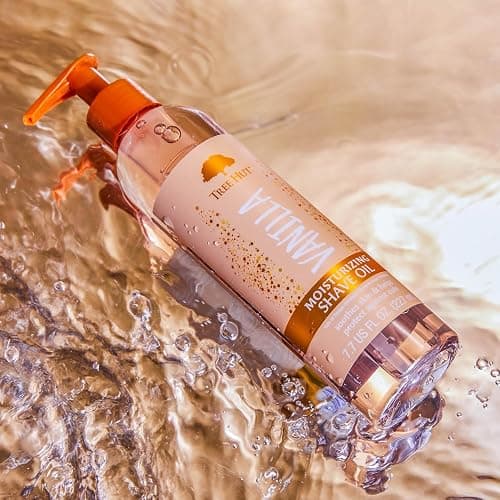 Tree Hut Vanilla Moisturizing Shave Oil, Hydrating Gel-to-Oil Formula for a Close, Smooth Shave, Made with Shea Butter, For All Skin Types, Holiday Gift & Stocking Stuffer, 7.7 fl oz thumbnail 4