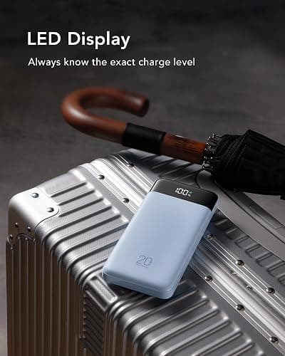 charmast 20000mAh Portable Charger with Built in Cables, 22.5W Travel Power Bank Fast Charging, USB C Cell Phone Battery Pack for iPhone 17/16/15/14/13/12 Series, iPad, Samsung, Android, Tablet thumbnail 9