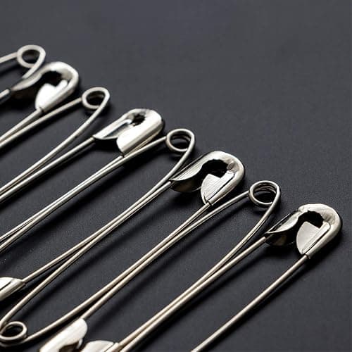 ZIPCCI 1000 Pcs 1.1 inch Nickel Plated Mini Safety Pins thumbnail 5