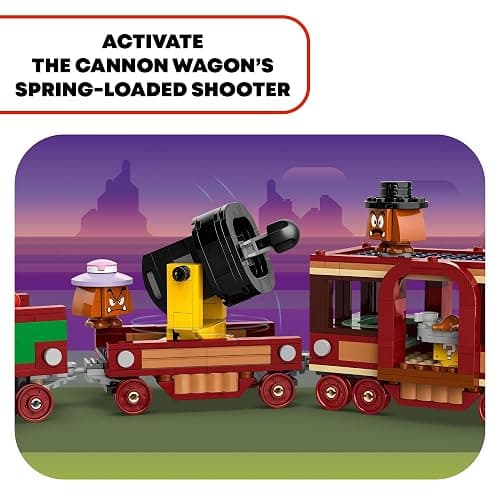 LEGO Super Mario The Bowser Express Train Toy - Building Toys for Boys & Girls, Ages 9+ Years - Pretend Play W/Minifigures - Gift Idea for Kids - 71437 thumbnail 4