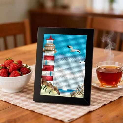 15 Packs Diamond Art Kits for Adults, Small Diamond Painting Projects Full Square Drill Gem Art Kits, DIY 5D Paint With Diamond Dots Crafts with Tools,Sea Beach Wall Decor Gift for Beginners 4x5inch thumbnail 7