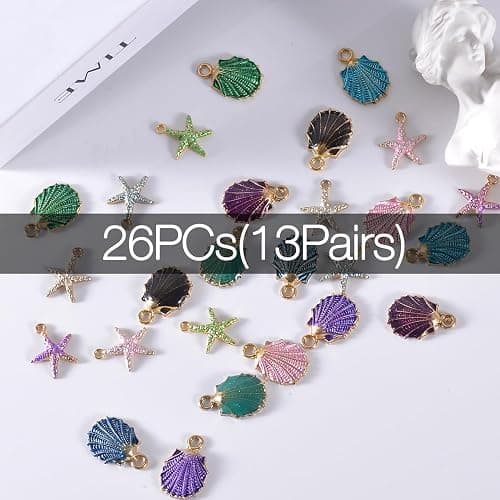 Bulk Gold Enamel Charms for Jewelry Making, Colorful Metal Charms Pendant for Bracelet Necklace and Crafting thumbnail 3