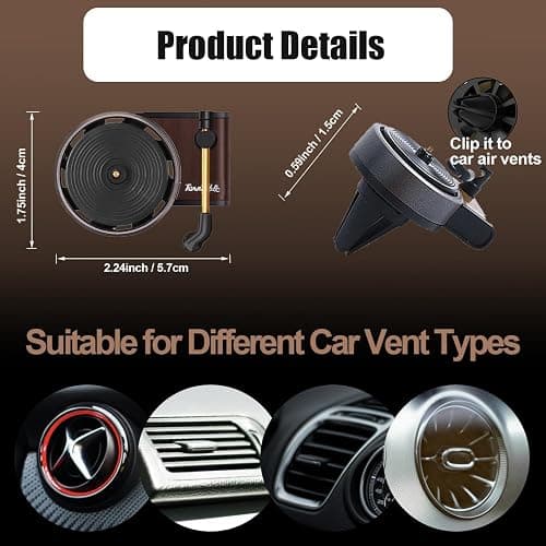 Taylo r Car Air Freshener Record Player Car Vent Clip Air Diffuser with 12pcs Refill Pads Aromatherapy Tablets for Swif t Fans Gift, Music Lovers Gifts (TS-air) thumbnail 2