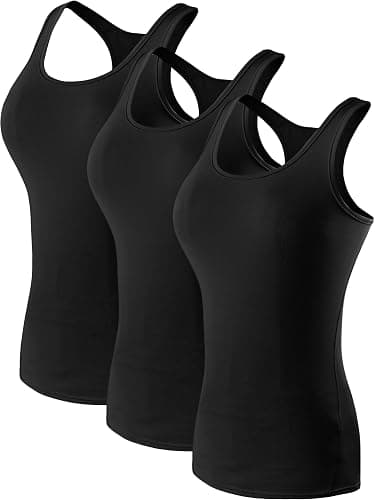NELEUS Women's 3 Pack Compression Base Layer Dry Fit Tank Top - Image 1