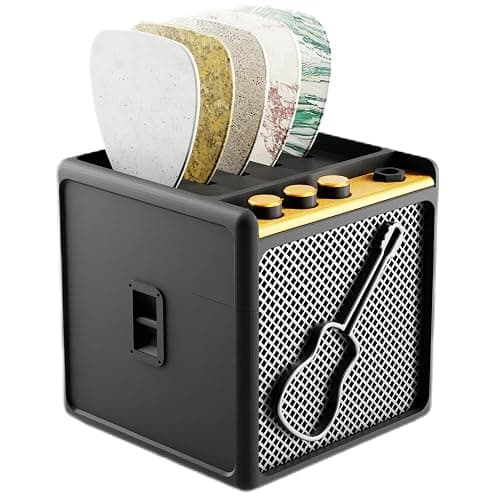 HOTCAN Guitar Pick Display Holder - Stylish Organizer for Music Enthusiasts and Musicians (Black) thumbnail 2