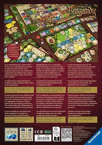Ravensburger Castles of Burgundy Board Game | Engaging Strategy Game for Ages 12 & Up | Ideal for Family Game Night | 20th Anniversary Alea Edition | Rule The Realm Experience with Model:26925 thumbnail 2