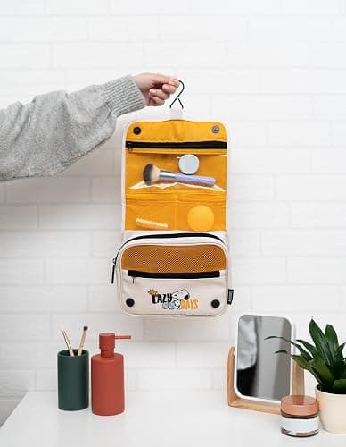 Grupo Erik Hanging Travel Toiletry Bag | Hanging Toiletry Bag with Hanging Hook, 100% Waterproof Travel Bag, Makeup Toiletry Bag, Cosmetic Bag | Original Gifts thumbnail 7