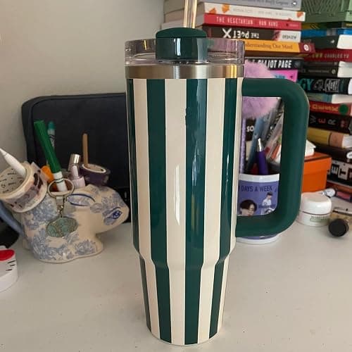 Master Jack 30 OZ Tumbler Classic Retro Stripes Cup | Oasis Cabana Gloss thumbnail 2