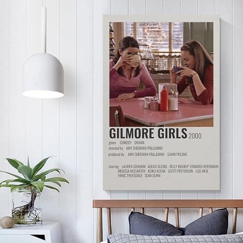 ENYPOLIS TV Series Gilmore Girls 90s Vintage Posters & Prints on Canvas Wall Art Poster for Room Decor Unframe 12x18inch(30x45cm) thumbnail 2