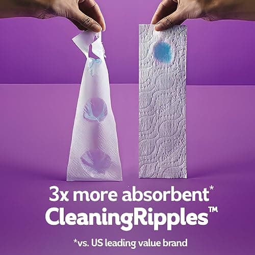 Cottonelle Ultra Soft Toilet Paper with Cushiony CleaningRipples Texture, Strong Bath Tissue, 24 Family Mega Rolls = 108 Regular Rolls (4 Packs of 6) thumbnail 3