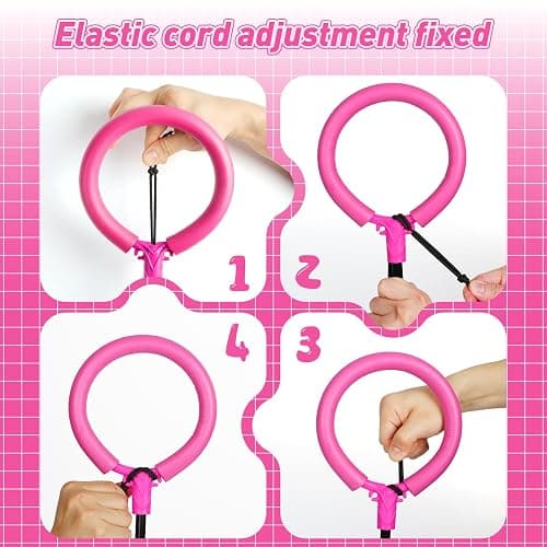 Flooyes Skip Ball for Kids, Ankle Skip Ball Toy with Counter, Timer and Cal Calculator, Girl Birthday Gifts for Age 6 7 8 9 10+, Rechargeable Colorful Flash Wheel Skip Ball for Girls Women thumbnail 5