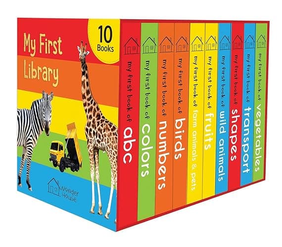 My First Library: Boxset of 10 Board Books for Kids - Image 1