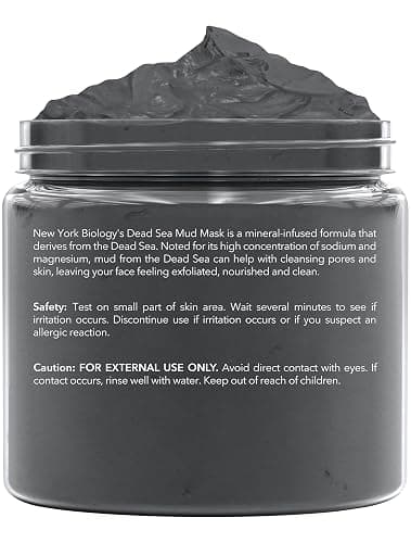 New York Biology Dead Sea Mud Mask for Face and Body | with Lavender | Spa Quality Pore Refiner for Oily Skin | Natural Skincare for Women & Men | Tighten Skin for A Healthier Complexion | 8.8 oz thumbnail 2