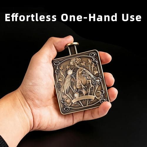 IUSTIDIE All-in-1 Spinner DND Dice, Press-to-Roll Metal Dice Spinner | Unique Mechanical Design, Gift Box, Compatible with Dungeons and Dragons RPG Tabletop Role-Playing Games thumbnail 4