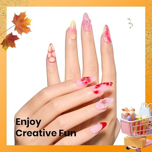 Beetles Blooming Gel 15ml Clear Uv Led Blossom Fall Halloween Nails Gel Polish for Spreading Effect Marble Natural Stone Watercolor Floral Print Soak off Diy Nail Art Design Manicure Gift for Women thumbnail 5
