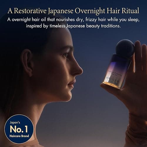 YOLU Hair Oil Frizz Control - Heat Protectant Hair Serum - Japanese Overnight Treatment for Damaged Dry Hair - Silicone Free Damage Repair - 2.7 fl oz thumbnail 2