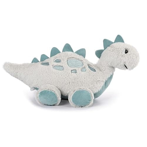 TCBunny Baby Dinosaur Bedtime Stuffed Animal Plush Toy 15", Stephan(Stegosaurus-Grey) thumbnail 4