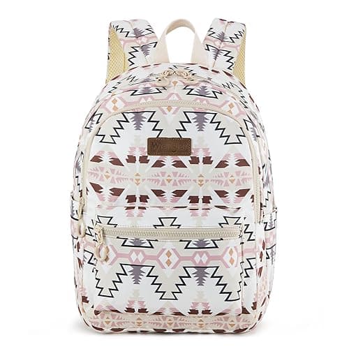 Montana West x Wrangler Aztec Backpack Mommy Daypack Western Travel Bag for Women - Tan - Image 1