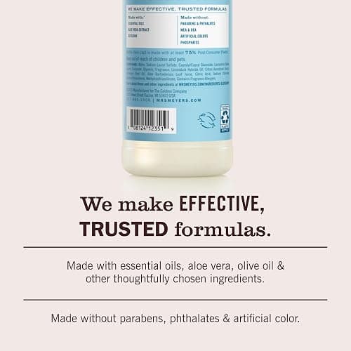 MRS. MEYER'S CLEAN DAY Liquid Dish Soap, Lemon Verbena, 16 fl. oz - Pack of 3 thumbnail 3