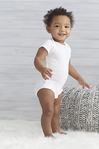 Gerber unisex-baby 8-pack Short Sleeve Onesies Bodysuits thumbnail 3