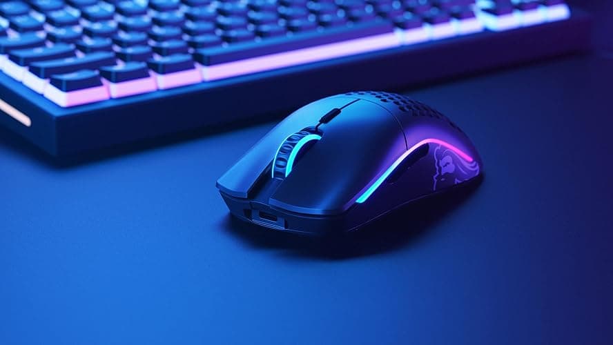Glorious Gaming Model O Wireless Gaming Mouse - Superlight, 69g Honeycomb Design, RGB, Ambidextrous, Lag Free 2.4GHz Wireless, Up to 71 Hours Battery - Matte Black (RENEWED) thumbnail 6