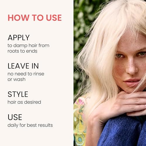 ELEVEN AUSTRALIA Miracle Leave In Hair Treatment - Curly & Straight Hair Care Products for Women & Men, Heat Protection & Detangler, Frizz Control, Repairs Dryness, Moisturizing- 4.2 fl oz thumbnail 6