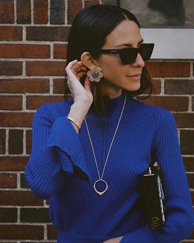 Long Pendant Necklace for Women Gold Plated Circle Long Chain Necklace Y Necklace Jewelry for Women thumbnail 2
