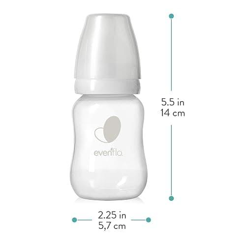 Evenflo Feeding Premium Proflo Venting Balance Plus Standard Neck Baby, Newborn and Infant Bottles - Developed by Pediatric Feeding Specialists - 4 Ounce (Pack of 6) thumbnail 3