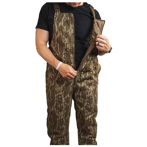HOT SHOT Men’s Insulated Camo Bib, Ultra-Quiet Adjustable Overalls, Cold Weather Hunting Coveralls for Men thumbnail 5