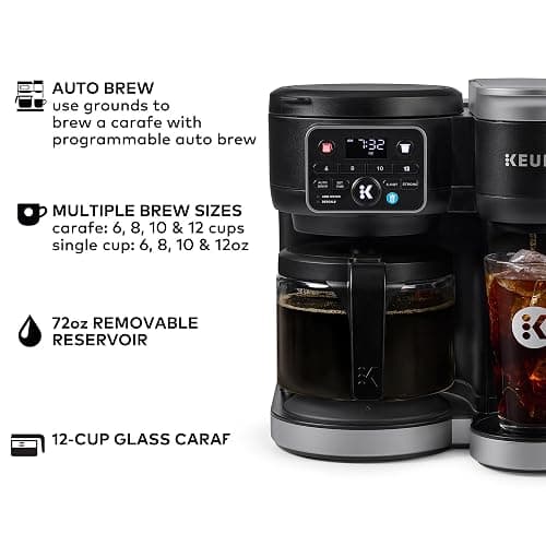 Keurig K-Duo Hot & Iced Single Serve & Carafe Coffee Maker, MultiStream Technology, 72oz Reservoir (Gen 2) thumbnail 4