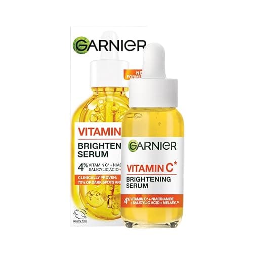 Garnier Vitamin C Brightening Serum for Face, with 4% Vitamin C, Niacinamide & Salicylic Acid, Brightens Skin, Reduces Dark Spots & Evens Skin Tone, Serum 30ml thumbnail 2