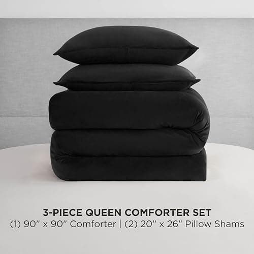 Juicy Couture Black Velour Full/Queen Comforter Set - 3 Piece Luxury Bedding Ensemble thumbnail 2