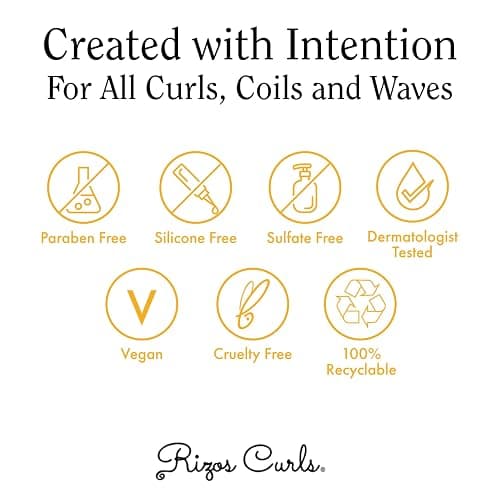 Rizos Curls Detox Scalp Scrub, Exfoliates to Remove Buildup & Excess Oil, Soothes Itchy Scalp, Detoxifying & Clarifying with Pink Clay, Aloe Vera & Peppermint Oil, All Hair Types 1a - 4c, 8.4 oz thumbnail 5