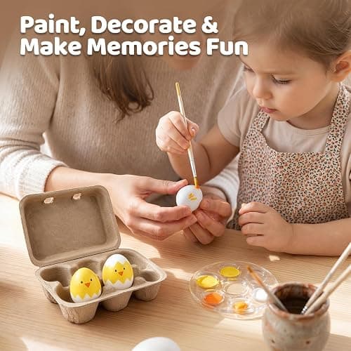 HANSGO 6PCS Play Food Sets for Kids Kitchen,Play Kitchen Accessories Wooden Egg Toy Food Grocery Store Pretend for Toddler Cooking DIY thumbnail 5