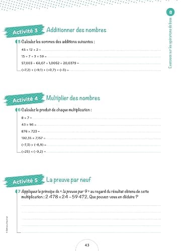 Cahier de l'étudiant Infirmier - Calcul de doses - DEI - 5e édition - Révision et entrainement thumbnail 7