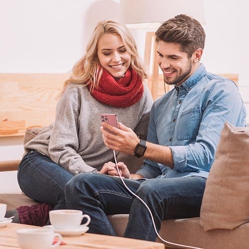 2pack 10ft iPhone Charger, [Apple MFi Certified] Long iPhone Charger Cord 10 ft, Apple Lightning to USB Cable, 10 Foot Fast Charging Cords for iPhone Charger 14/13/12/11/13 Pro/13 Max/X/XS/XR/XS,Pink thumbnail 7