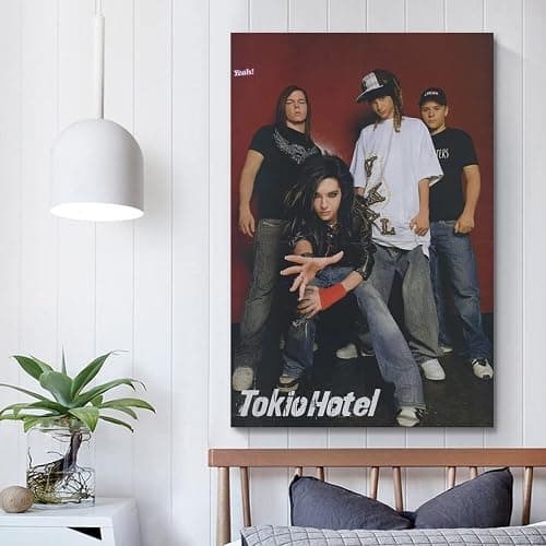 CHAUE Tokio Hotel Band Poster for Bedroom Aesthetic Canvas Art Wall Decor 12x18inch(30x45cm) thumbnail 5
