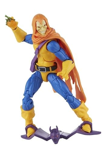 Spider-Man Marvel Legends Series 15 cm Hobgoblin Action Figure Toy, Toy Biz Inspired Design, Includes 3 Accessories: Glider, Pumpkin Bomb, Satchel thumbnail 8