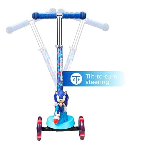Voyager - Self-Balancing Toddler Kick Scooter, 3-Wheel Scooter with Light-Up Wheels, Extra Wide Deck, Foot Brake, Lean-to-Steer Design, 75 lb Limit, Ages 3+ thumbnail 8