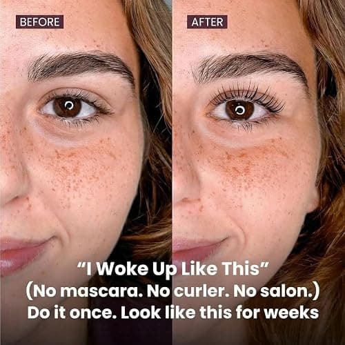 Korean Lash Lift Kit + Color Kit - Perfectly Curled and Darker Lashes | 8 Weeks Lasting Results- Faster Alternative to Lash Serums, Complete DIY Perm Kit with Gentle and Nourishing Ingredients thumbnail 2